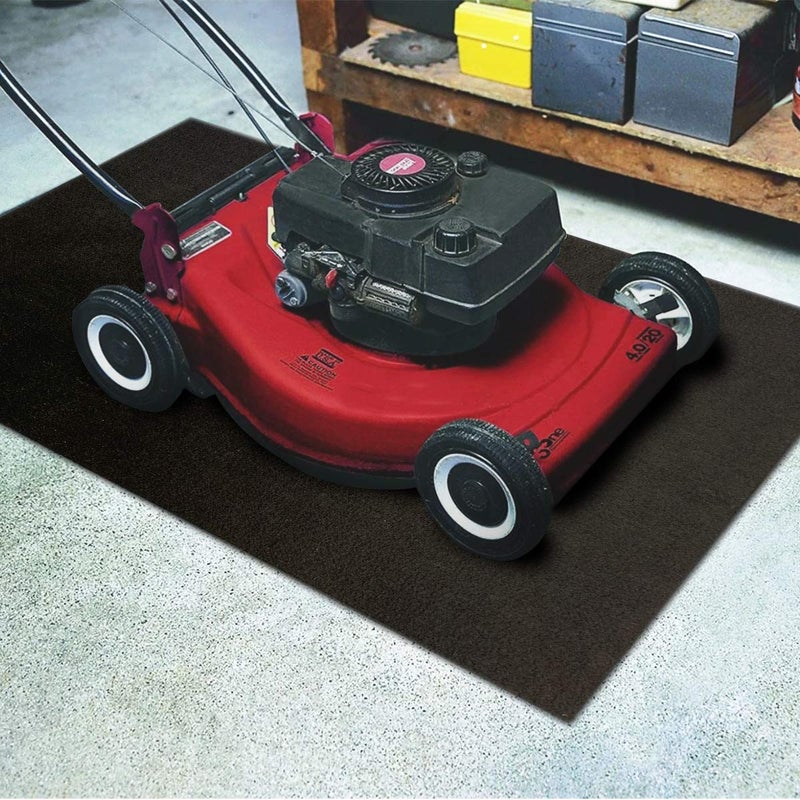 LINLA Premium Absorbent Oil Mat Contains Liquid Garage Floor Mat, Reusable, Washable, Protects Garage Floor or Driveway Surface, Shop,Parking, 30x39 inches - Image 1